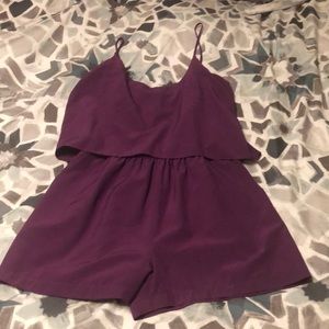 Purple XS kaya di koko Romper with pockets